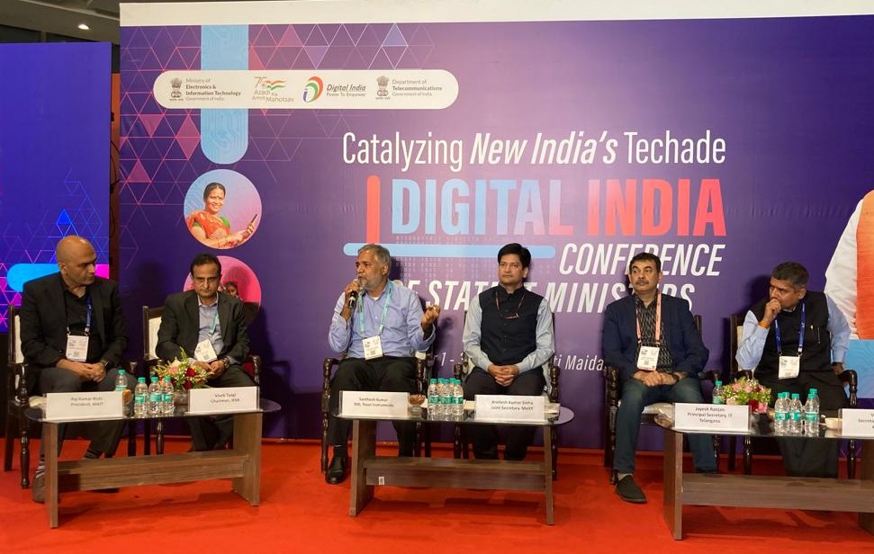 MAIT's President Shri Rajkumar Rishi in a panel discussion during Digital India Conference